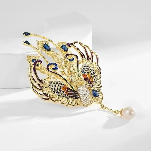 VQ Phoenix Brooch - Picture 5 of 8